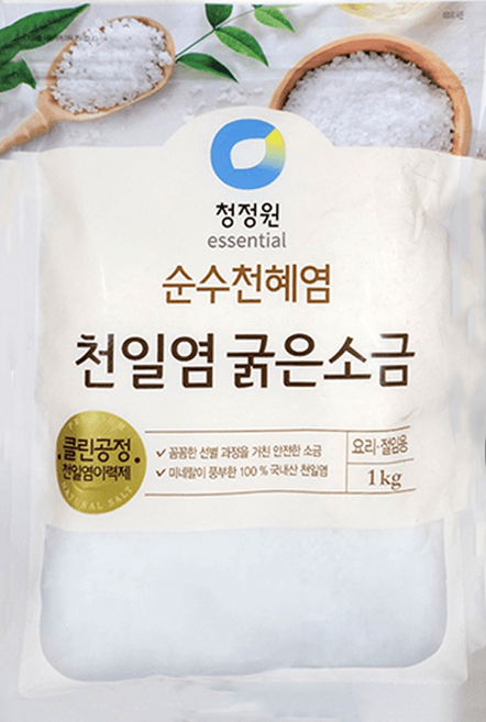 清淨園 純淨粗鹽 日曬鹽, 1kg, 1包