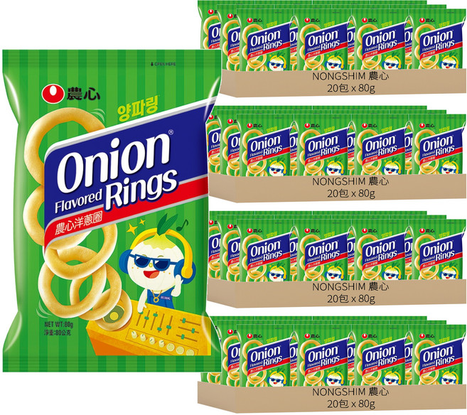 NONGSHIM 農心 洋蔥圈, 80g, 80包