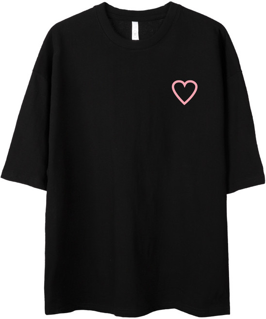 벤힛 A HEART 오버핏 통기성 반팔티셔츠