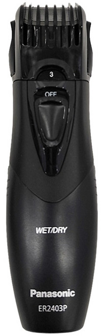 Panasonic 輕巧可水洗修鬍修鬢角器/理髮器/刮鬍刀/電剪, ER2403, 黑色, 1個
