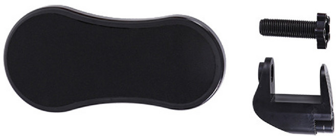 코모스코 편안한 테이블 키보드 마우스 팔걸이 270 x 140 mm, 블랙, 1개