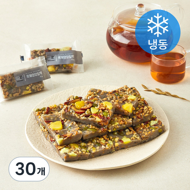 떡편 흑깨영양찰떡 (냉동), 45g, 15개입, 2개