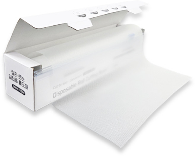 GUNU 잘라쓰는 일회용 롤도마, 투명, 1개