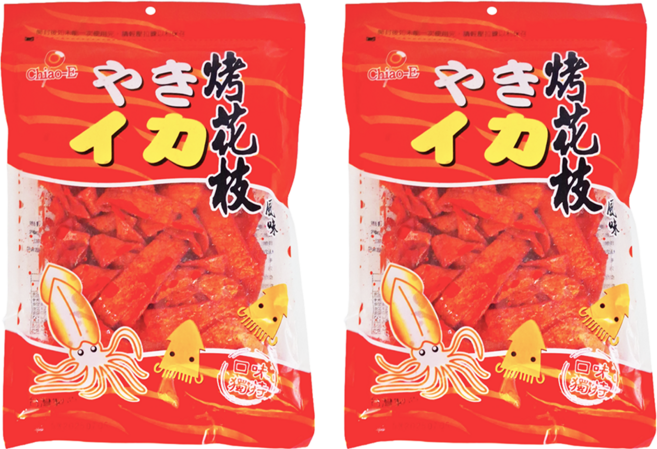 Chiao-E 巧益 烤花枝風味, 190g, 2包