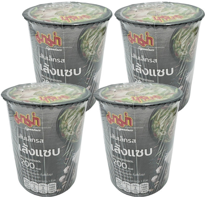 MAMA 火山排骨河粉泡麵 55g, 4個