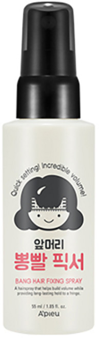 어퓨 앞머리 뽕빨 픽서 헤어스프레이, 55ml, 1개