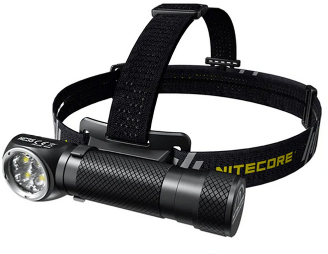 NITECORE 奈特科爾 HC35 頭戴手持式手電筒 2700流明 防水工作燈 含電池, 1個, 黑色
