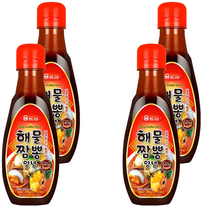 움트리 해물짬뽕양념, 300g, 4개