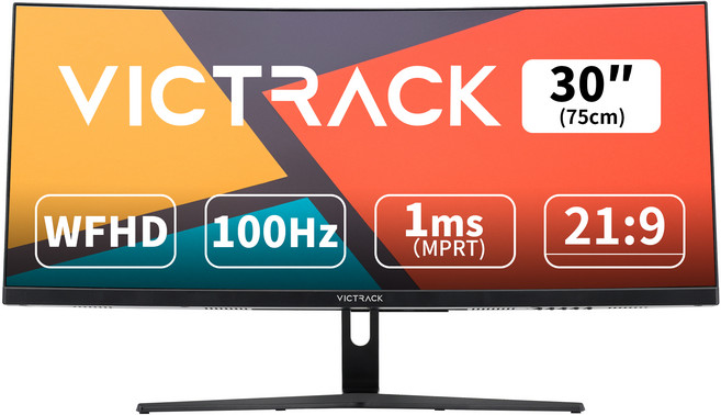 빅트랙 WFHD 울트라 와이드 모니터, 75cm, 30CM10001