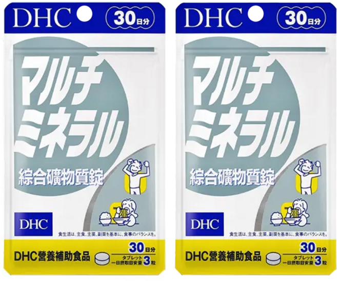 DHC 台灣公司貨 綜合礦物質 30日份, 450mg, 90顆, 2包