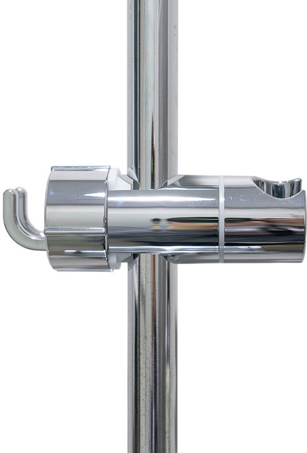 리빙공감 초간편 후크형 샤워기홀더, 실버