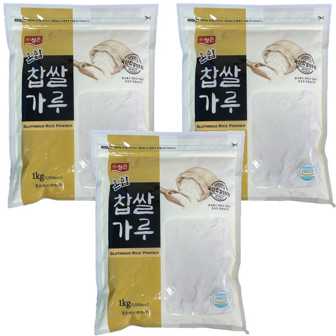 Cheongeun F&B 混合糯米粉, 1kg, 3個