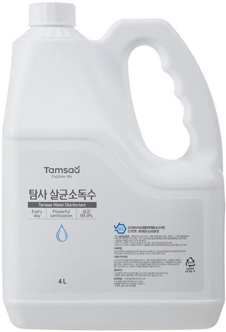 탐사 살균 소독 스프레이 리필 4L, 1개