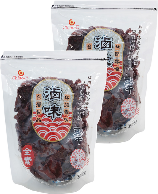 Chiao-E 巧益 豆干 豆乾 滷味 全素, 2包, 350g
