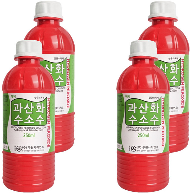 휴메딕 두원사이언스 과산화수소수, 250ml, 4개
