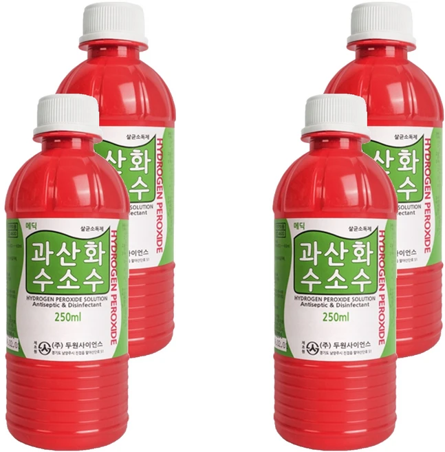 휴메딕 두원사이언스 과산화수소수, 250ml, 4개 - 쿠팡