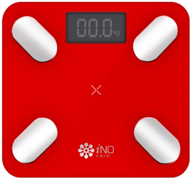 iNO care 藍芽智慧體重計, CD-850, 紅色, 1個