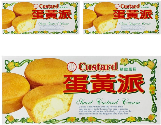 殷茂 蛋黃派, 120g, 3盒