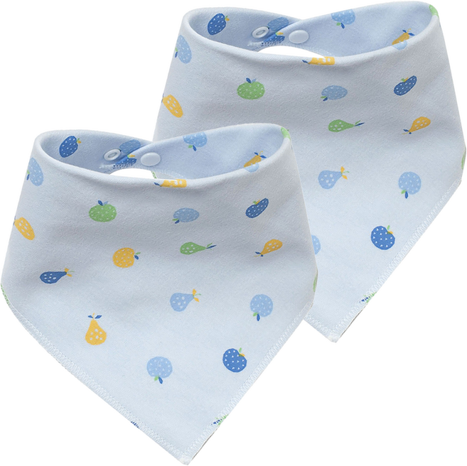 New Star 明日之星 吸濕排汗三角領巾圍兜 可調式雙釦, 顏色隨機, 2條, 1條