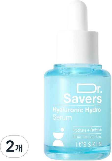 It’S SKIN Dr. Saviours 玻尿酸水潤精華液, 2個, 30ml