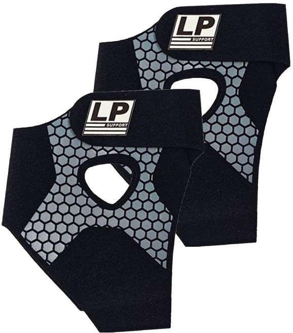 LP SUPPORT 韌甲護踝 1306CK-BK, 黑色, 2個