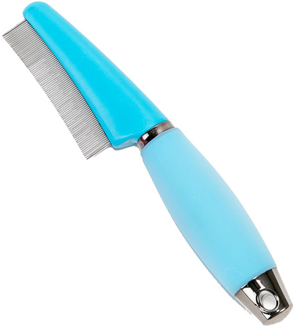 딩동펫 반려동물 실리콘 눈꼽 앤 참빗 5 x 9 x 12 x 10 cm, 블루, 1개