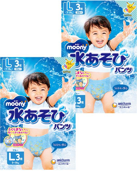 滿意寶寶 moony 玩水褲, L, 6件