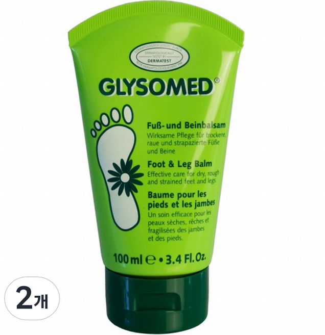 글리소메드 풋 앤 레그밤, 100ml, 2개, 1개입