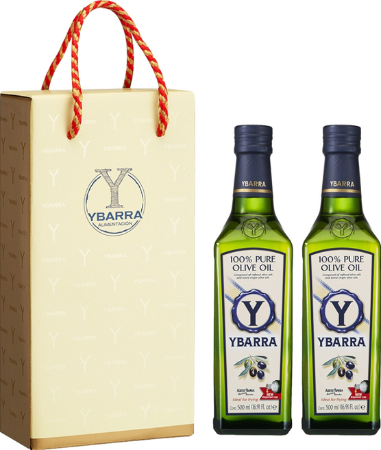 YBARRA 純橄欖油 雙入禮盒組, 1L, 1組