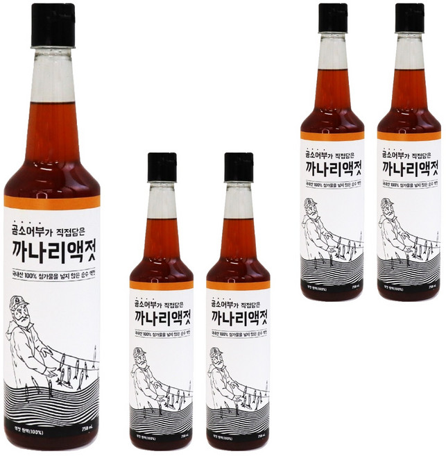玉筋魚魚露, 750ml, 5瓶