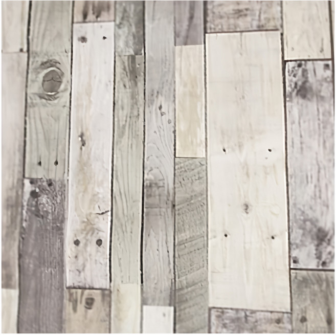 WA. WALL ART 防水自黏壁紙, 仿真木棧板 直紋木板牆