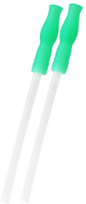 아가프라 실리콘 매직 빨대 리필, 그린, 1세트