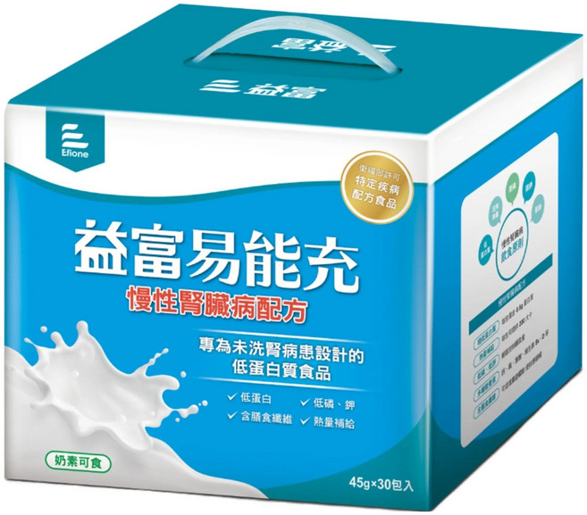 益富 易能充 慢性腎臟病配方 30包, 1.35kg, 1盒