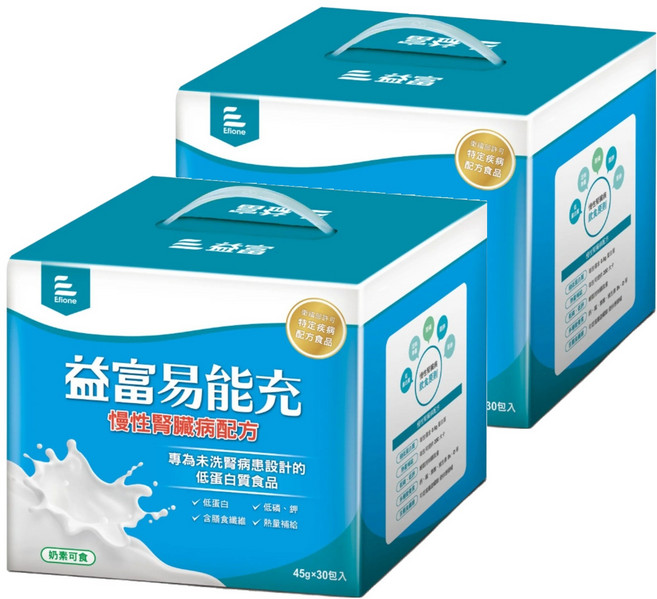 益富 易能充 慢性腎臟病配方 30包, 1.35kg, 2盒