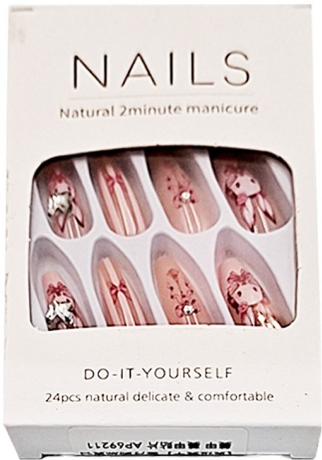 Paula's Nail 寶拉美甲 星月蝴蝶寶石美甲貼片, AP69211, 1盒