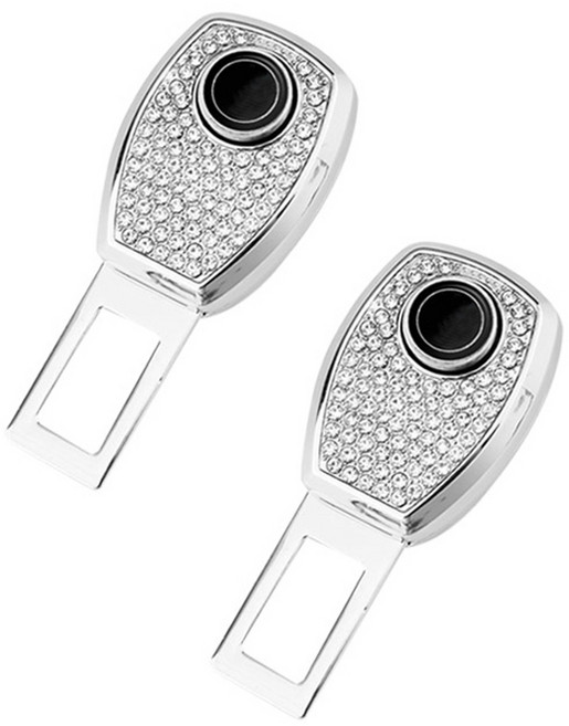 어반카 프리미엄 연장 안전벨트 클립, 화이트, 2개