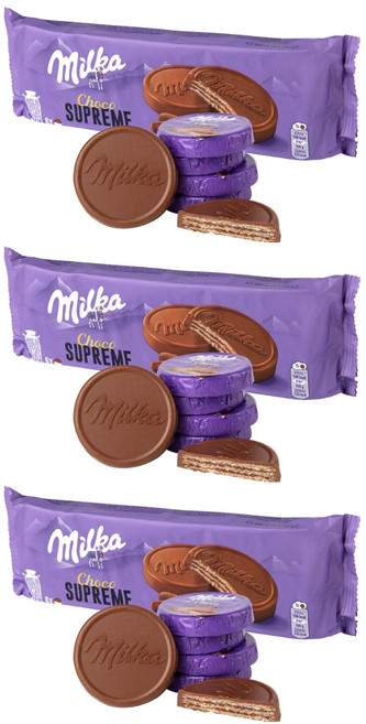 밀카 초코 슈프림 비스킷, 180g, 3개