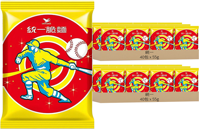 統一 脆麵, 55g, 80包