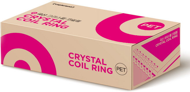 카피어랜드 PET 코일링 1kg, 20mm, 투명, 1박스