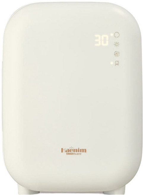 해님 미니 UV LED 자외선 젖병 소독기 HN-M1, 크림화이트