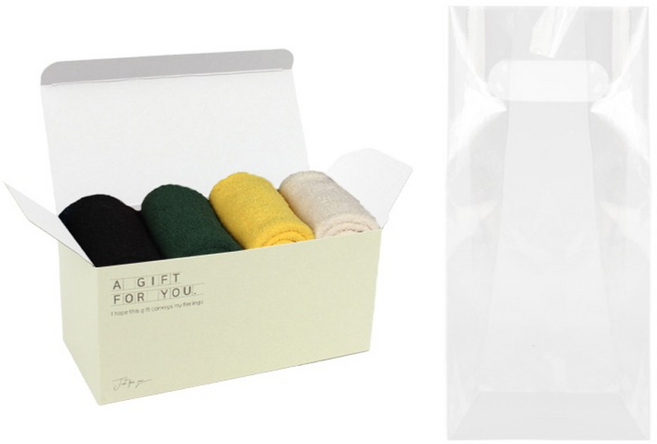 코지라벨 여성용 수면양말 4종 선물 세트