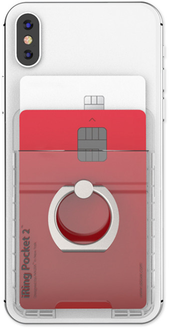 아이링 포켓 2 스마트링 휴대폰 거치대, 투명, 1개