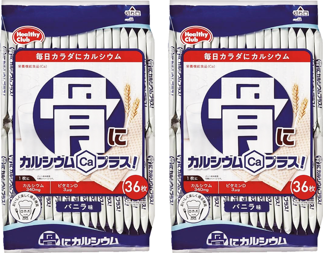 Healthy Club 骨威化鈣餅 36個, 255.6g, 2袋