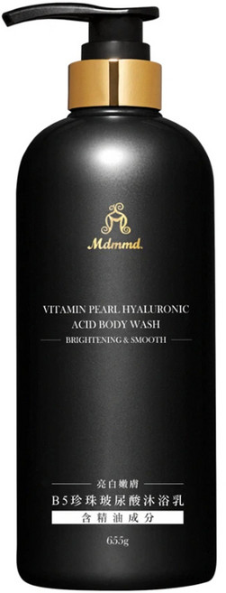 Mdmmd. 明洞國際 B5珍珠玻尿酸沐浴乳 亮白嫩膚, 655g, 1瓶