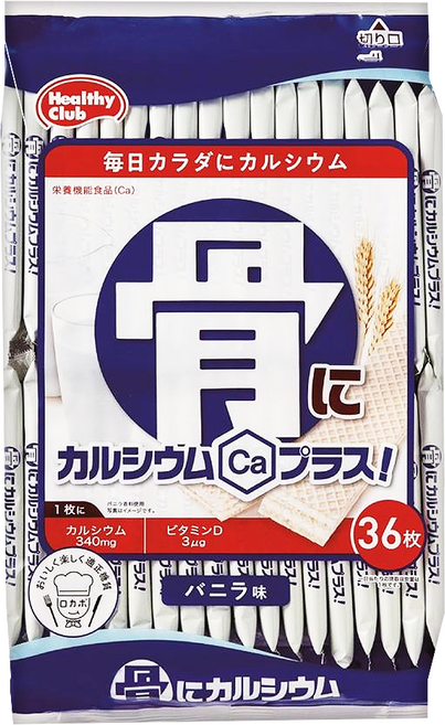 Healthy Club 骨威化鈣餅 36個, 255.6g, 1袋