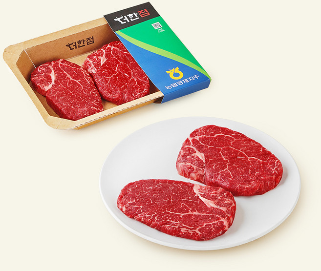 농협경제지주 더한점 1등급 안심구이용 (냉장), 1개, 200g