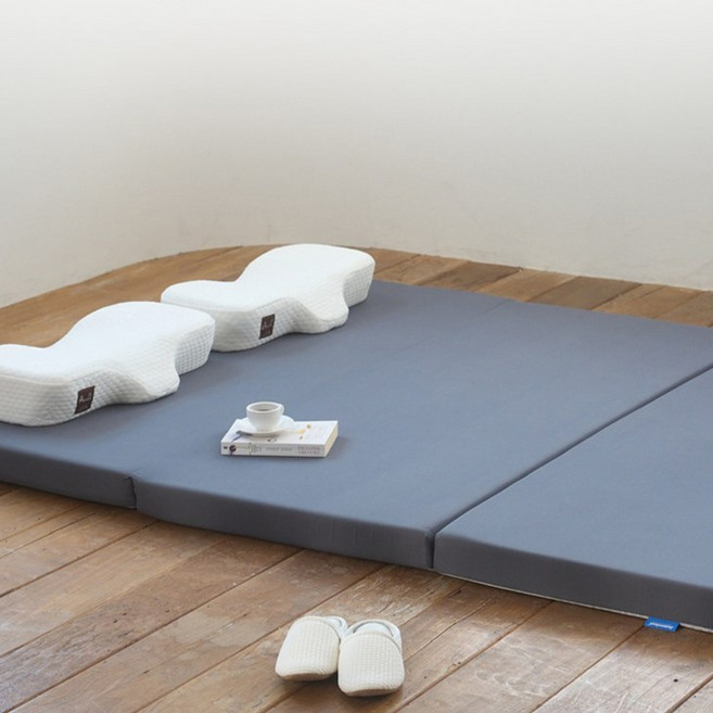 누보레 탄탄한 접이식 바닥 3단 수면 일반형 토퍼매트리스