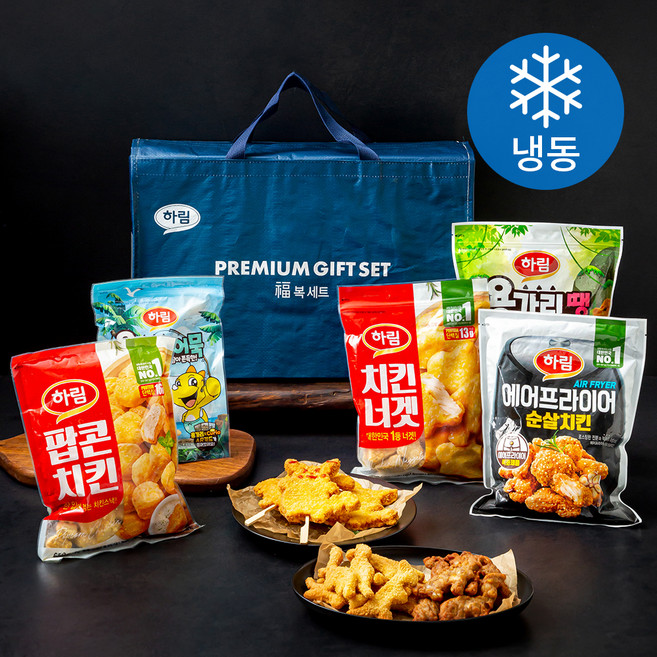 하림 복 세트 3890g (냉동), 1세트, 3175g