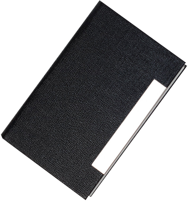 쓰리썬 베이직 명함케이스, 1개, 블랙