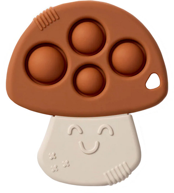 itzy ritzy 指尖泡泡固齒器, 固齒器, 森林蘑菇, 1個